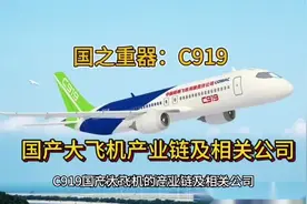 C919国产大飞机的产业链及相关公司视频封面