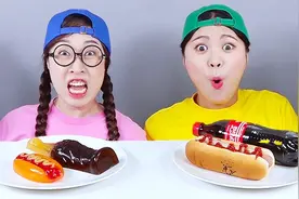 真VS假食物大挑战！你会选到真正的美味食物吗？太有趣了！