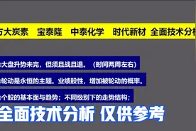 方大炭素 宝泰隆 中泰化学 时代新材 走势推演与买卖点 技术分析视频封面