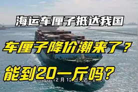 历经20多天，第一批海运智利车厘子抵达我国，车厘子降价潮来了？视频封面