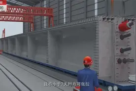 动画演示高速公路桥梁施工全过程，T梁预制丶挂篮施工讲的太好了视频封面