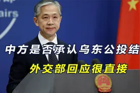 乌东“入俄公投”结果公布，中方是否承认？我外交部给出正面回应视频封面
