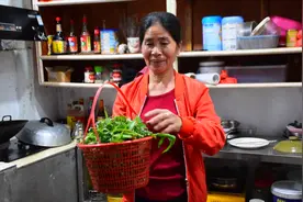 蒲公英叶子也能吃？梅姨加上1块五花肉，简单一炒，非常下饭！视频封面