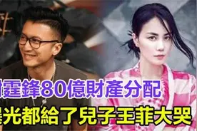 谢霆锋财产分配都给了儿子，王菲崩溃大哭：多年陪伴难道分文不值视频封面