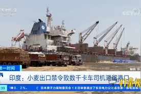 印度：小麦出口禁令致数千卡车司机滞留港口|第一时间视频封面