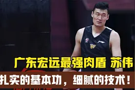 广东宏远的最强肉盾苏伟，扎实的基本功，细腻的技术！视频封面