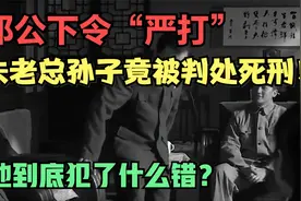 1983年邓公下令“严打”，朱老总的孙子竟被判处死刑？原因为何？视频封面