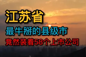 江苏一个小县城，竟藏着58个上市公司，比很多省份的总和还多！视频封面