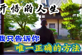 开悟的人生，我只告诉你唯一正确的方法视频封面