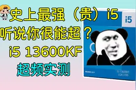 13代酷睿真的像网上说的那么能超？人均5.8G？i513600KF超频实测视频封面