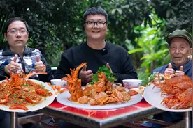 1000买10只小青龙，阿米做三种口味，肉质紧实，阿公吃开心了视频封面