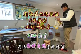 新西兰3年工作签证的厨师，干了一个月就回国了，你知道为什么吗视频封面