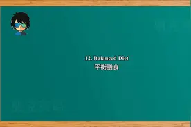 12. Balanced Diet 平衡膳食.mp4视频封面