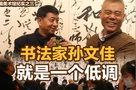 司马南 | 中国美术馆纪实之三：书法家孙文佳就是一个低调视频封面