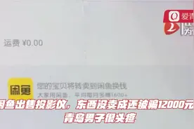 闲鱼出售投影仪，东西没卖成还被骗12000元！青岛男子很头疼视频封面