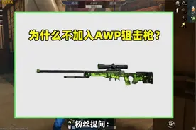 为什么不加入AWP狙击枪？原因只有1个，和AWM比就是弟弟