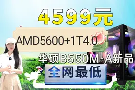 4599元 AMD5600+华硕B550+3060TIG6X +威刚1T固态 650W电源