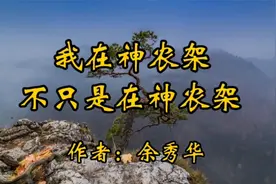 余秀华散文诵读《我在神农架 也不只是在神农架》视频封面