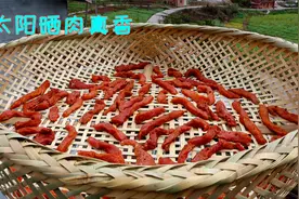 把猪肉放到太阳底下晒，30多度的天难道不会臭吗？真是长见识了