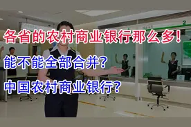 各省农村商业银行那么多，能不能合并成 ＂中国农村商业银行＂？视频封面