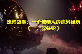 胆小勿点系列，恐怖故事：一个老猎人的诡异经历（一，双头蛇）视频封面