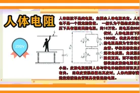 人体电阻由体内电阻 和皮肤组成，体内电阻基本稳定，约为500Ω视频封面
