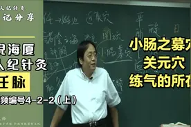 倪海厦人纪针灸,关元穴,练气所在 保养身体,小肠有什么作用？(上)视频封面