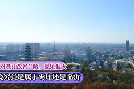 苍山改名兰陵，枣庄人说兰陵应该属于枣庄，不属于临沂，原因何在视频封面