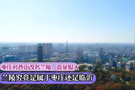 苍山改名兰陵，枣庄人说兰陵应该属于枣庄，不属于临沂，原因何在视频封面
