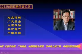 2022秋招：北京市选调及优培计划，太原铁路局，华中电力设计院。视频封面
