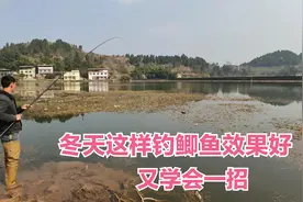 农村小伙头一次见钓鱼用这种方法，饵不沉底钓水面，提竿就是鲫鱼视频封面