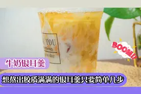 教你用养生壶就能做出一锅胶质满满的牛奶银耳羹视频封面