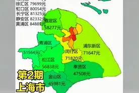 2019年上海市各区居民人均可支配收入排名视频封面
