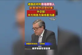 德国政府称中乌领导人能直接对话是好事视频封面