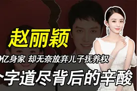 赵丽颖拥有30亿身家，却无奈放弃儿子抚养权，7个字道尽背后心酸视频封面
