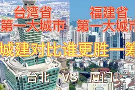 航拍台北和厦门，同是辖地级市，省会城市，城建对比差距大吗？视频封面