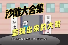 一口气看完沙雕动画大合集：《监狱出来的大哥》，全程拒绝带脑子视频封面