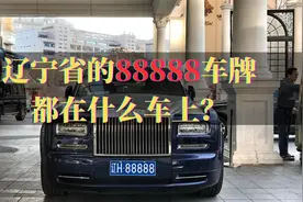 辽宁省88888车牌大比拼，足足14个，王健林的座驾最老