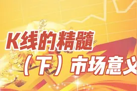 记不住K线组合形态怎么办，K线的精髓，轻松看懂K线的市场意义视频封面