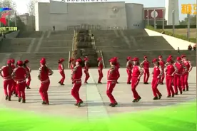 藏族舞圈圈舞《欢乐的海洋》广场舞 形式新颖，热闹非凡视频封面