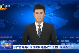张广勇就离石区违法用地整改工作进行现场办公视频封面