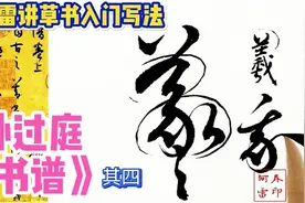 草书写法及理论，孙过庭《书谱》逐字临写讲解，其四视频封面