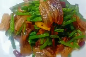 这道农家菜豇豆炒腊肉，像我这样做老好吃了，满满的家乡味道视频封面