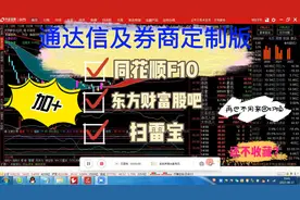 通达信及券商定制版+同花顺F10,东方财富股吧方法视频封面