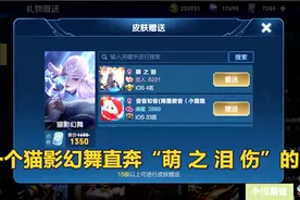 土豪梦泪已上线，送教练皮肤的同时，还不忘送女友一个猫影幻舞！视频封面