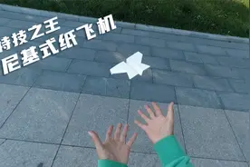 特技之王，尼基式纸飞机，远飞、回旋、翻滚各种动作全能视频封面