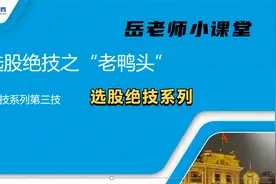 岳老师选股绝技第三技之“老鸭头”视频封面