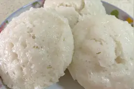想吃米糕20分钟即可！家庭版简单易做的粘米发糕现吃现做马上吃！视频封面