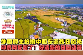 外国博主拍摄中国东部秋日风光，印度网友酸了：好清新的田园动漫视频封面