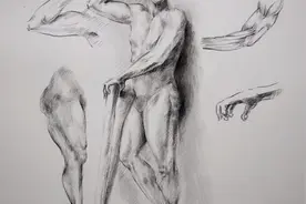 人体结构---男性人体速写视频封面